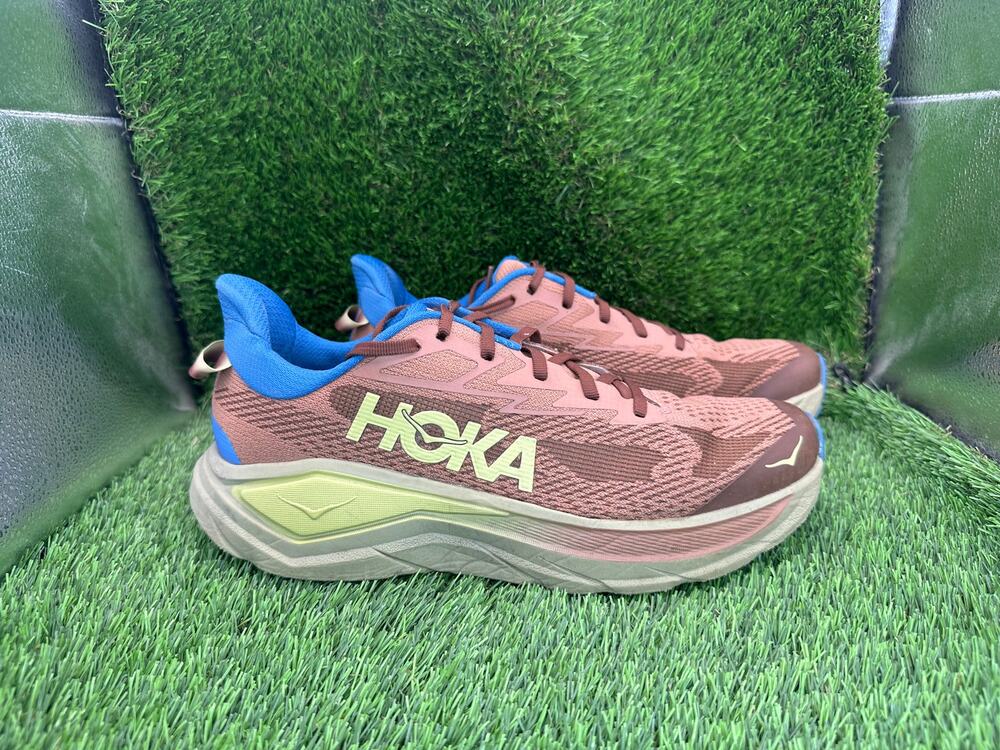 Hoka One One Challenger 8 1168716-MPLC Athletic Shoes Mens 10D Brown Mesh Sports